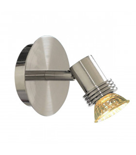 Decco Satin Silber Wandleuchte, 6er Set