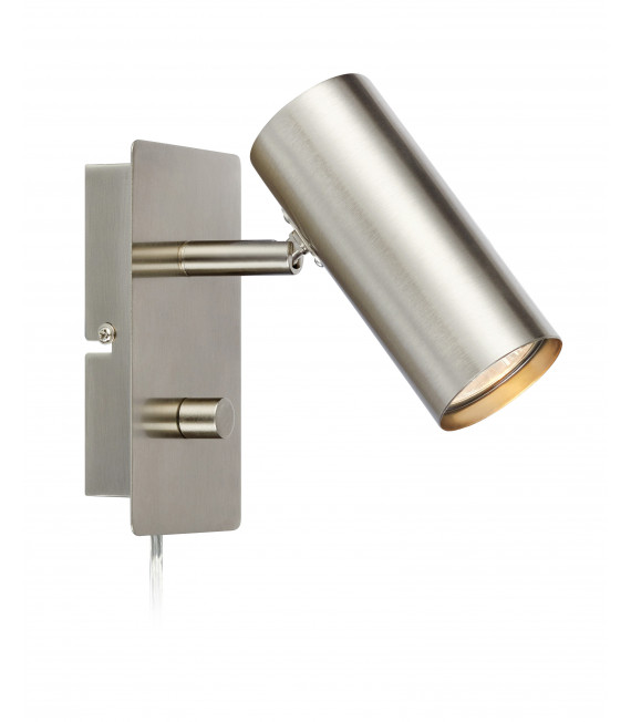 BARCELONA wall light in steel 1 bulb