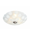 DOTS ceiling lamp in steel 3 bulbs