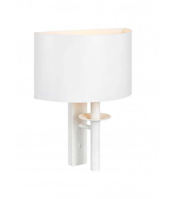 Applique bianca ARMOR 1 lampadina