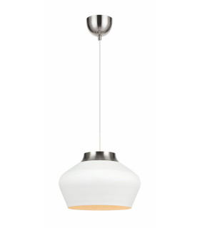 KOM ceiling lamp in steel 1 bulb