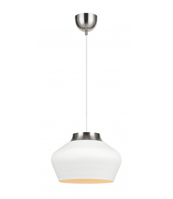 KOM ceiling lamp in steel 1 bulb