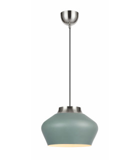 KOM ceiling lamp in steel 1 bulb