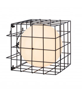 Lampe de table CAGE Noire 1 ampoule
