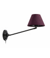 Applique murale GARDA Noire 1 ampoule