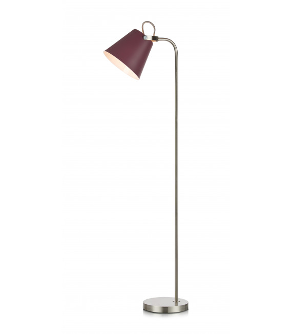 TRIBE floor lamp in steel 1 bulb