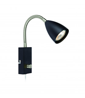 Applique murale CIRO Noire 1 ampoule