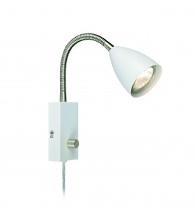 CIRO aplique blanco 1 bombilla