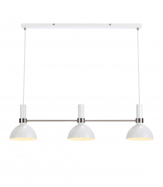 LARRY lampada da soffitto in acciaio a 3 lampadine
