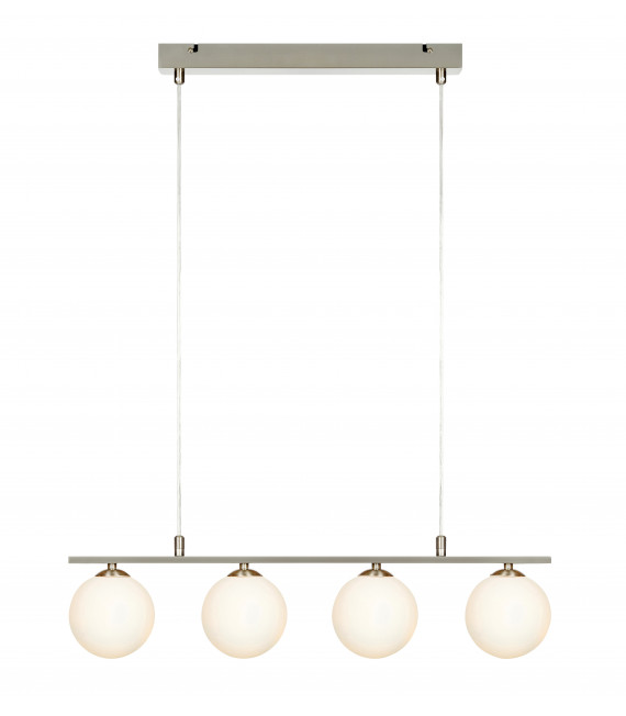 Plafonnier QUATTRO en acier 4 ampoules