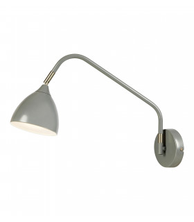Applique murale VALENCIA grise 1 ampoule