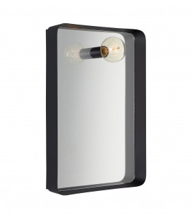 Applique murale IMAGE Noire 1 ampoule
