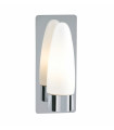 1-light chrome BULLET bathroom wall light