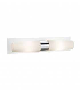 Applique da bagno cromata BRASTAD 2 lampadine