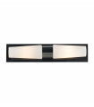 Applique murale de salle de bains BRASTAD Noire 2 ampoules
