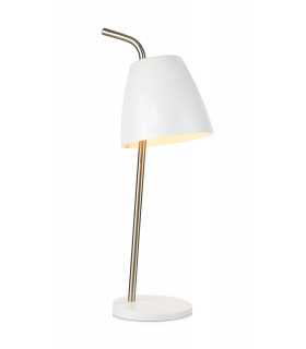 SPIN table lamp in steel 1 bulb