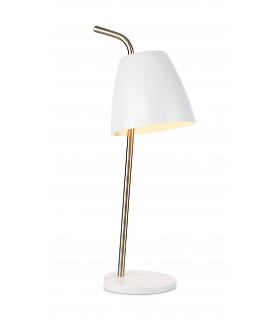 Lámpara de mesa SPIN en acero 1 bombilla