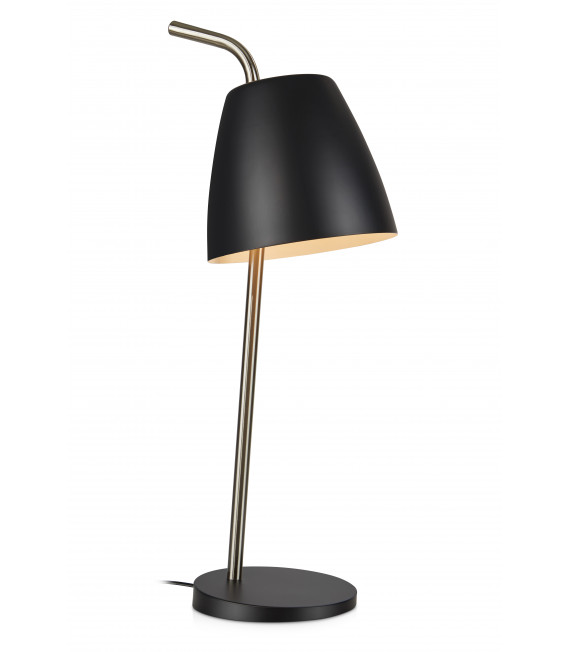 SPIN table lamp in steel 1 bulb