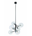 Plafonnier ANDREW Noir 6 ampoules