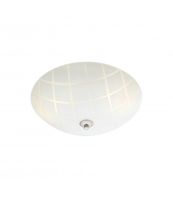 RUTA 35 ceiling light in steel 2 bulbs