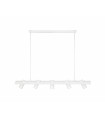 Plafonnier TORINO Blanc 5 ampoules