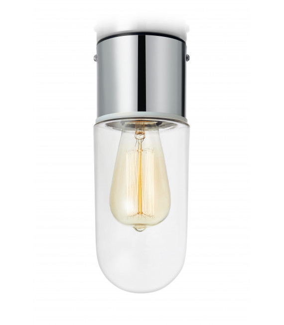 Plafonnier de salle de bains ZEN chromé 1 ampoule