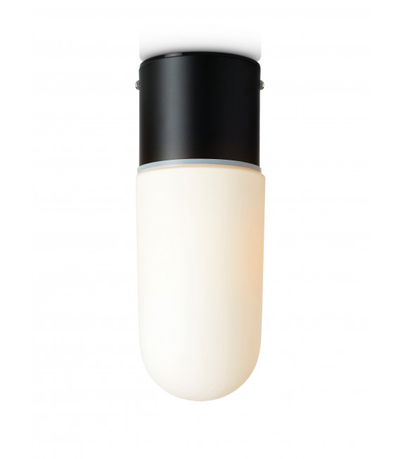 Plafón de baño ZEN Negro 1 bombilla