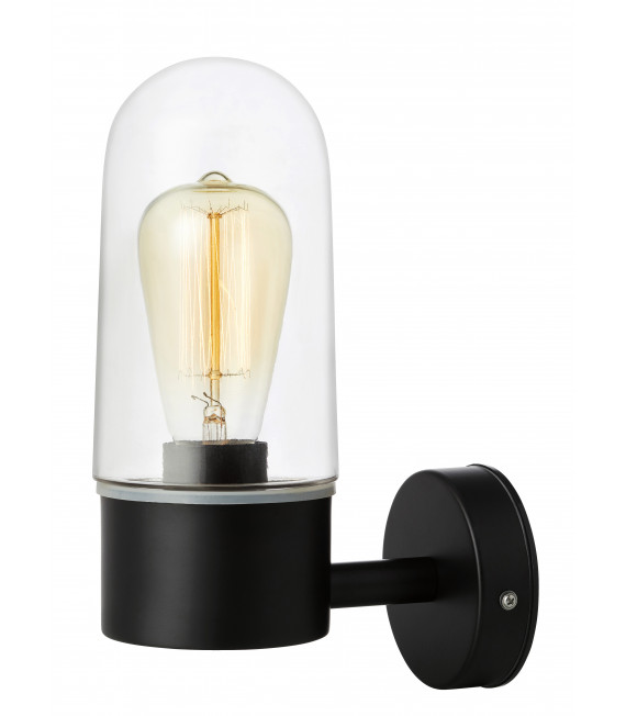 Applique bagno ZEN nero 1 lampadina