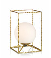 EVE table lamp golden 1 bulb