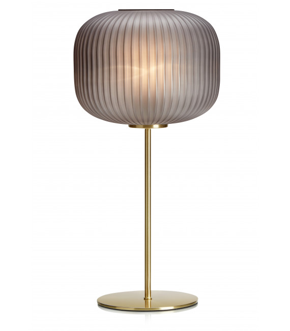 Lampada da tavolo SOBER in ottone spazzolato 1 lampadina