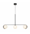 PALS black ceiling light 3 bulbs