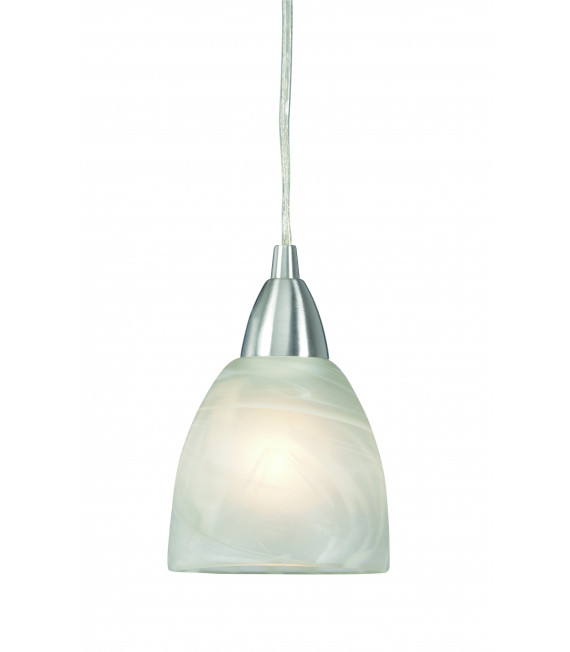 Lampada a sospensione grigia LINE 1 lampadina
