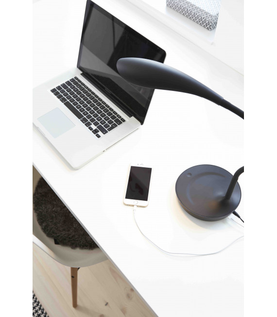 SWAN table lamp black 1 bulb