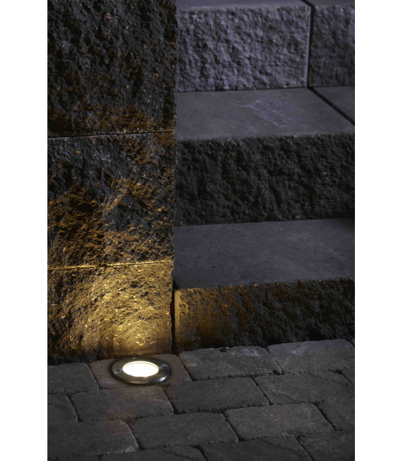 Spot da giardino TRÄDGÅRD Nero 3 lampadine