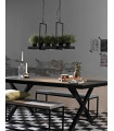 Plafonnier TRAY Noir 3 ampoules
