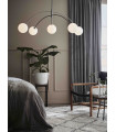 HEAVEN ceiling lamp in steel 5 bulbs