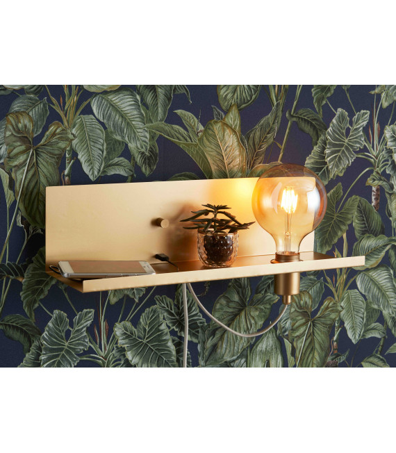 MULTI applique dorata 1 lampadina