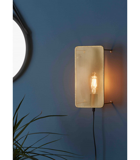 Applique murale MESH dorée 1 ampoule
