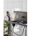 MULTI black wall light 1 bulb