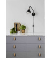 Applique murale VALENCIA Noire 1 ampoule