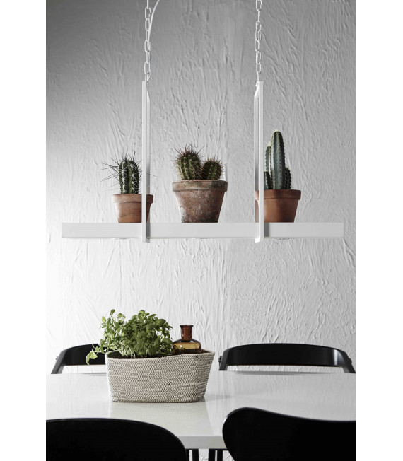 Plafonnier TRAY Blanc 3 ampoules