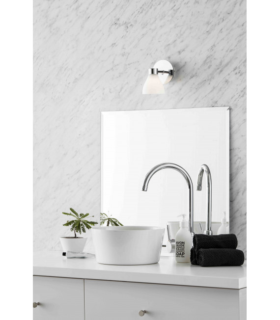 Applique bagno CASSIS cromata 1 lampadina