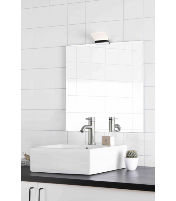 Applique da bagno cromata METZ