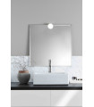 Chrome-plated AVIGNON bathroom wall light