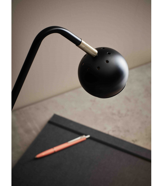 COCO Lampada da tavolo nera 1 lampadina