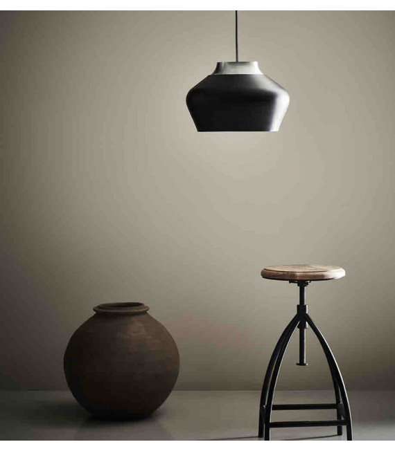 KOM ceiling lamp in steel 1 bulb