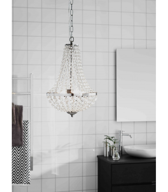 Plafoniera da bagno GRÄNSÖ cromata 2 lampadine
