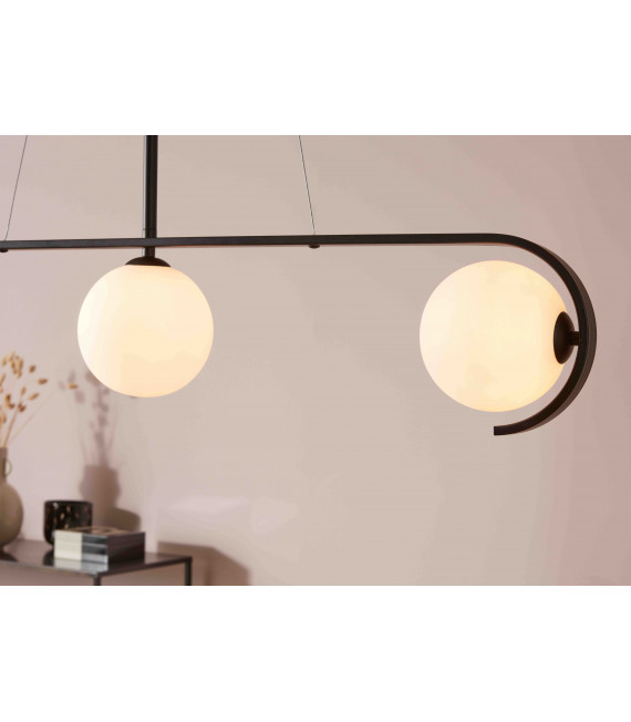 Plafoniera nera PALS 3 lampadine