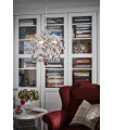 HIDDEN GEM crystal ceiling light chrome 3 bulbs