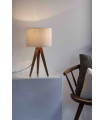 Table lamp KULLEN Oak 1 bulb